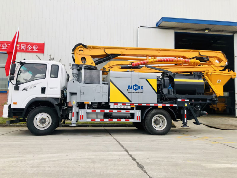 34m concrete boom pump truck