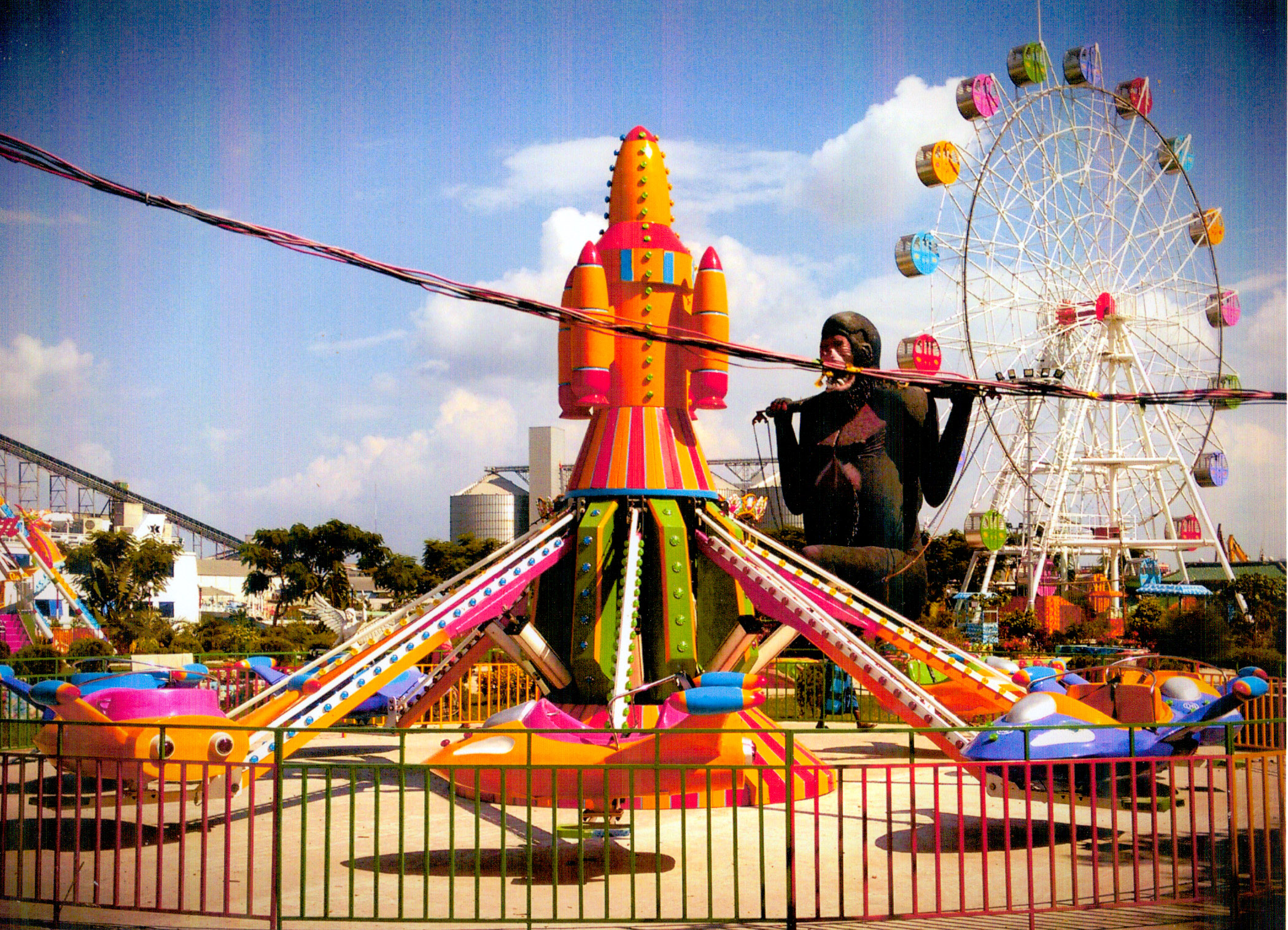 self control airplane kiddie ride