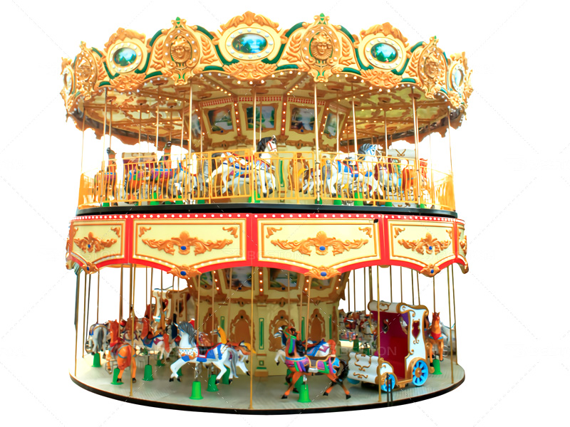 classic double layer merry go round rides for sale