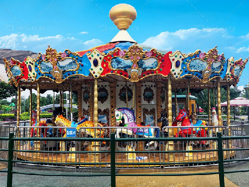Carousel amusement ride